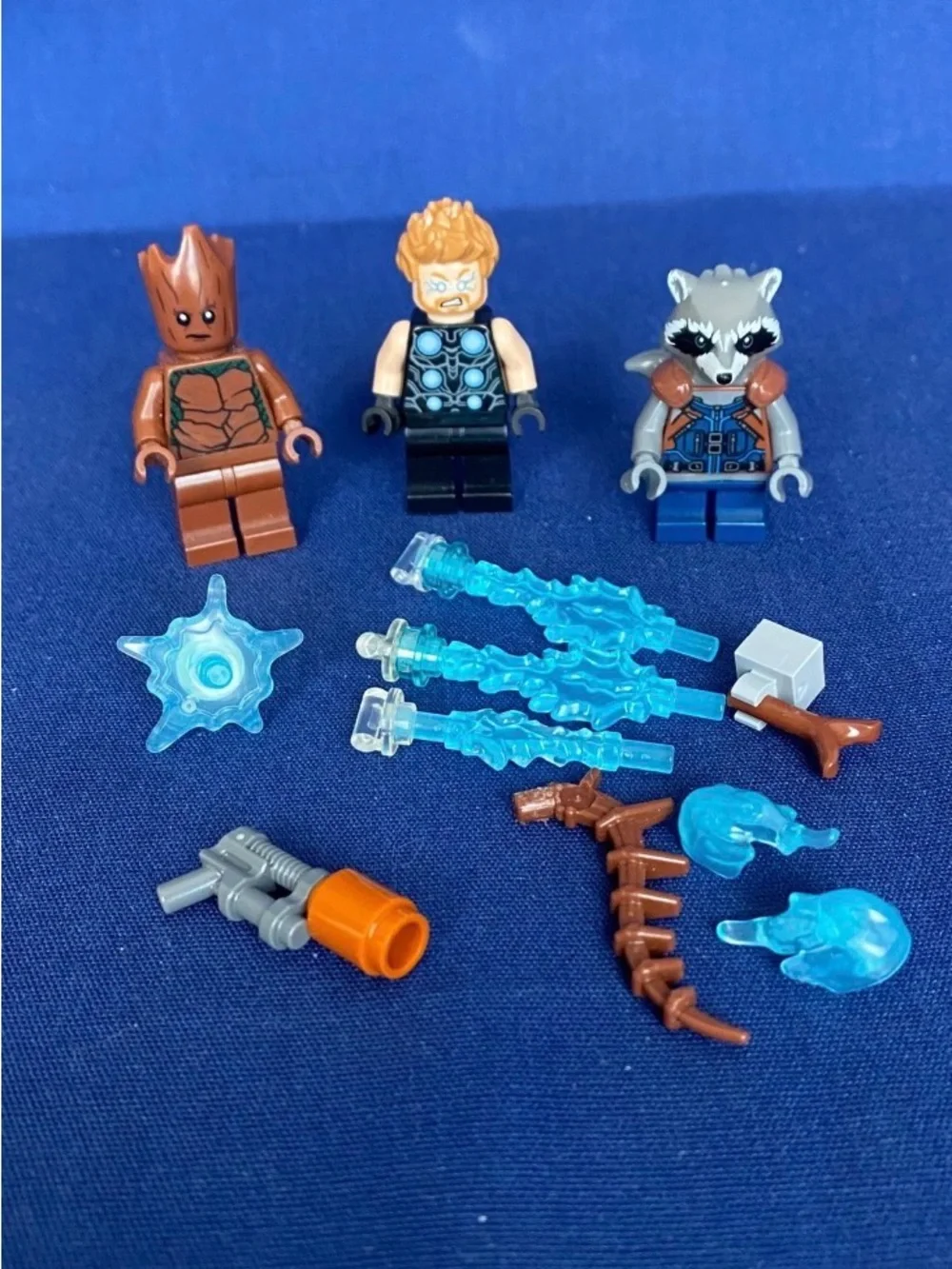 LEGO Marvel 76102 Thor's Weapon Quest With Box & Manual - Missing 1 Power Burst